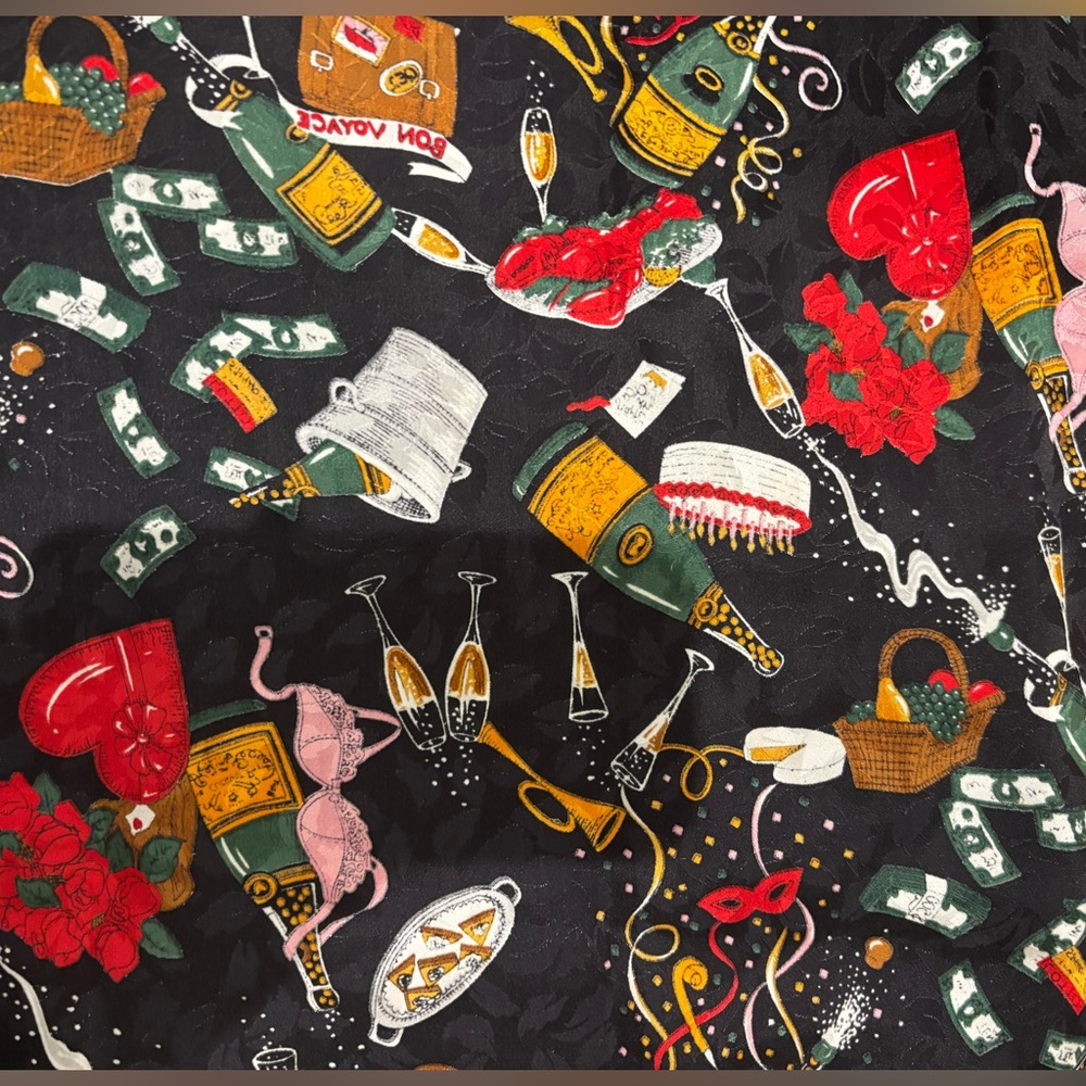 Vintage Silk printed scarf